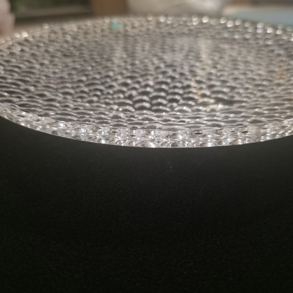 Tiffany & Co. Clear Glass Plate with Textured Design - Picture 10 of 14